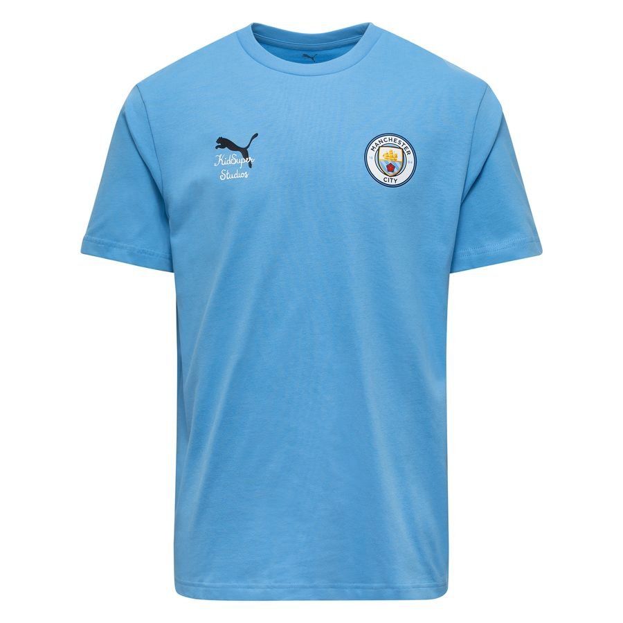 Manchester City T-Shirt Graphic Kidsuper Club World Cup 2025 - Team Light Blue - Men's-SoccerKits Hub | Buy Soccer Jerseys Online